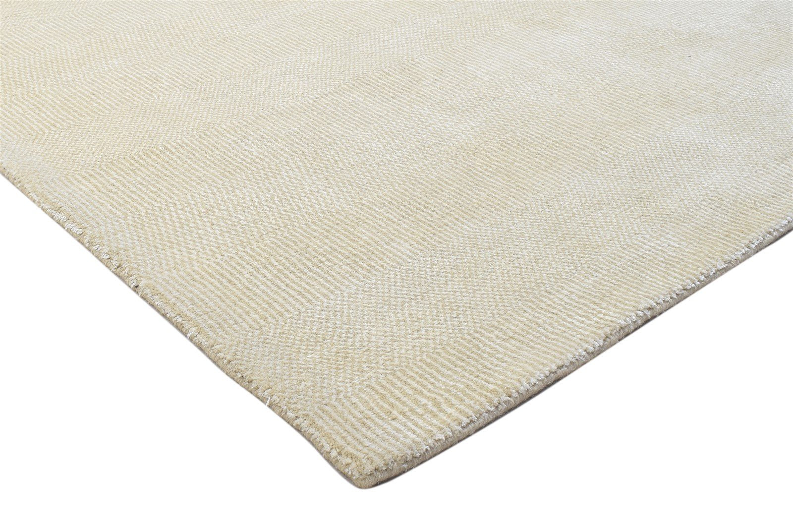 Wool / Silk Beige Rug 5X7 Modern Handloom Moroccan Grass Trellis Room Size 7864151965845