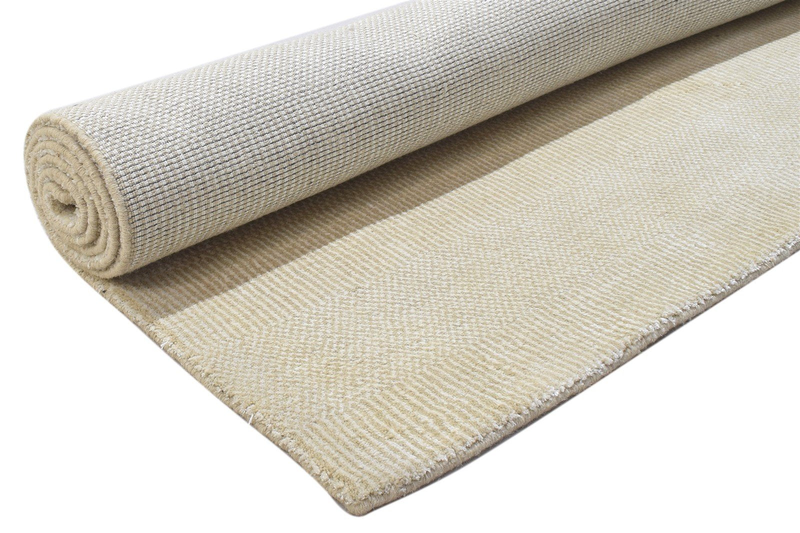 Wool / Silk Beige Rug 5X7 Modern Handloom Moroccan Grass Trellis Room Size 7864151965845