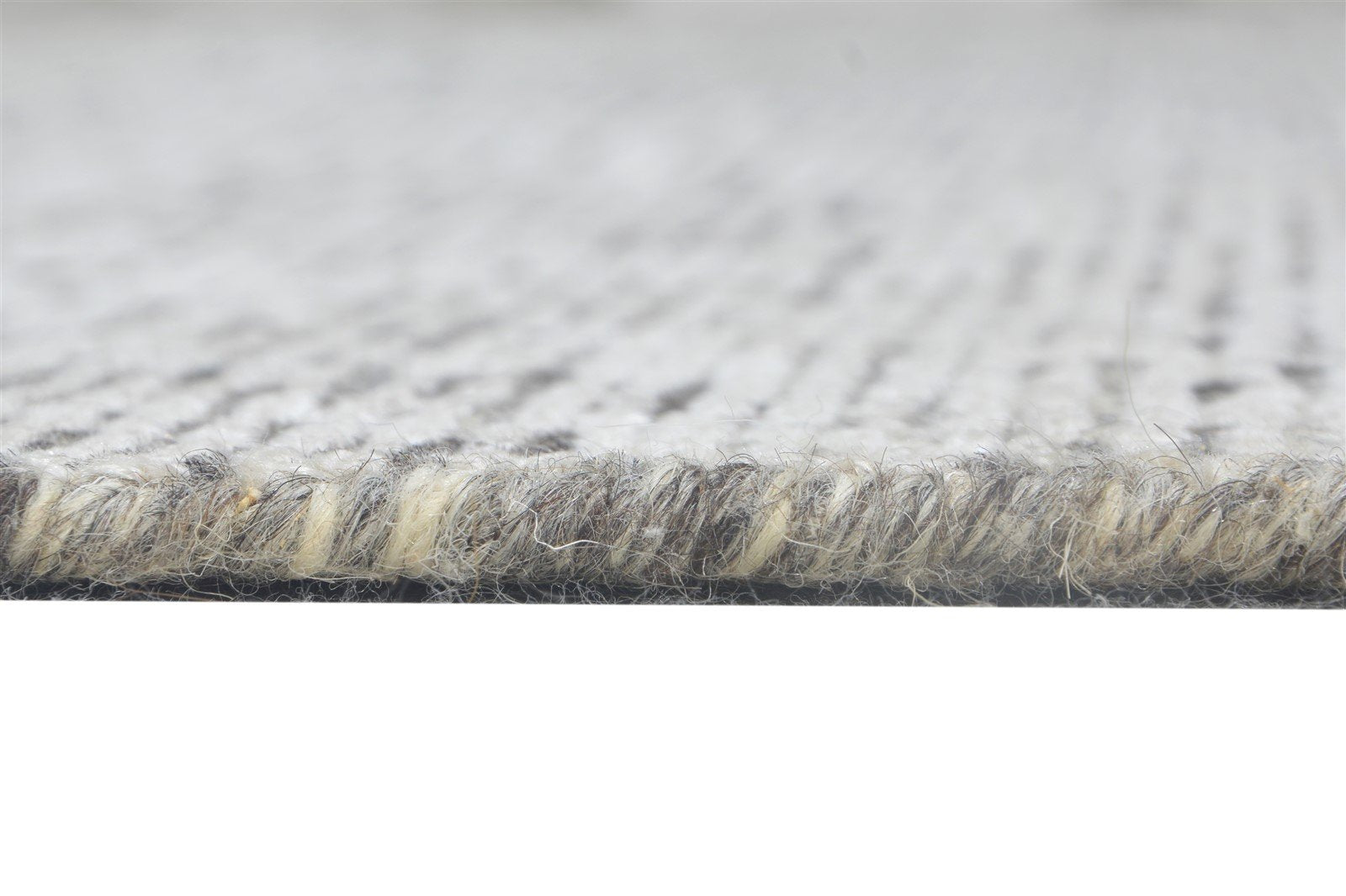 Wool / Silk Beige Rug 9X12 Modern Hand Knotted Scandinavian Solid Large Carpet 7864578277525