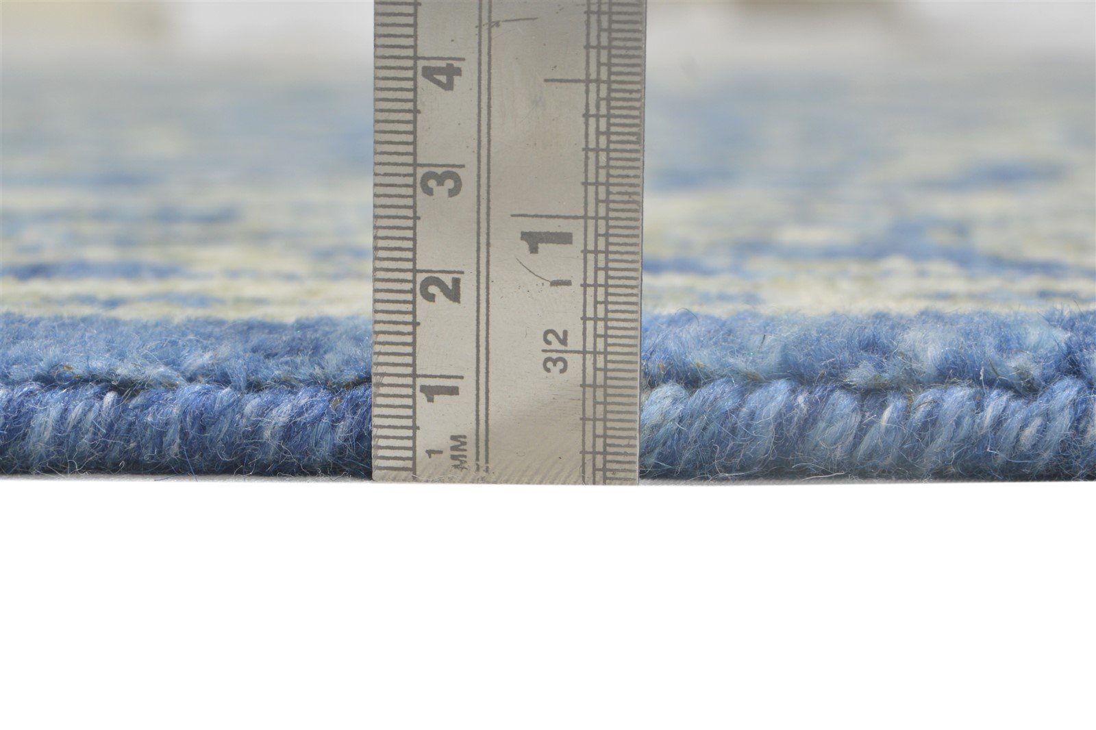 Wool Silk Blue Rug 5X8 Modern Jacquard Loom Oushak Oriental Room Size Carpet 7864145510549