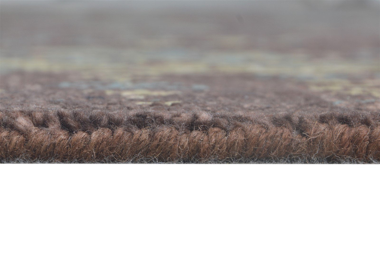 Wool / Silk Brown Rug 6X9 Persian Hand Knotted Oushak Oriental Room Size Carpet 7865146245269