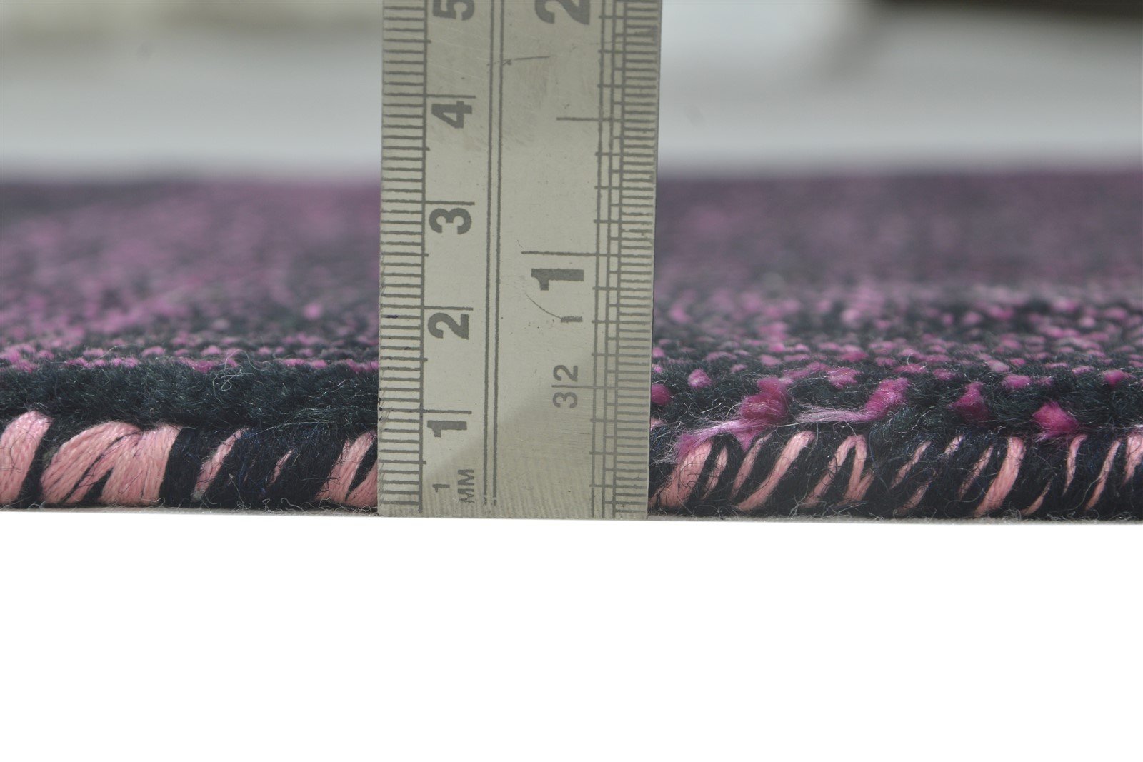 Wool Silk Charcoal Rug 2X3 Modern Hand Knotted Grass Trellis Small Rug 7864197349525