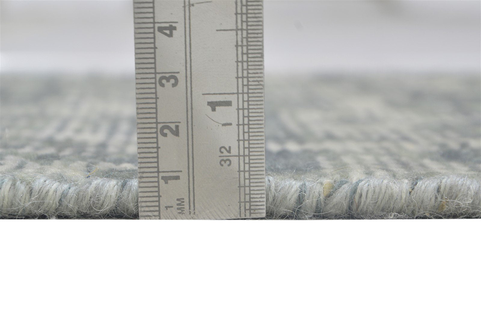Wool Silk Charcoal Rug 2X8 Modern Jacquard Loom Scandinavian Abstract Small 7864148328597