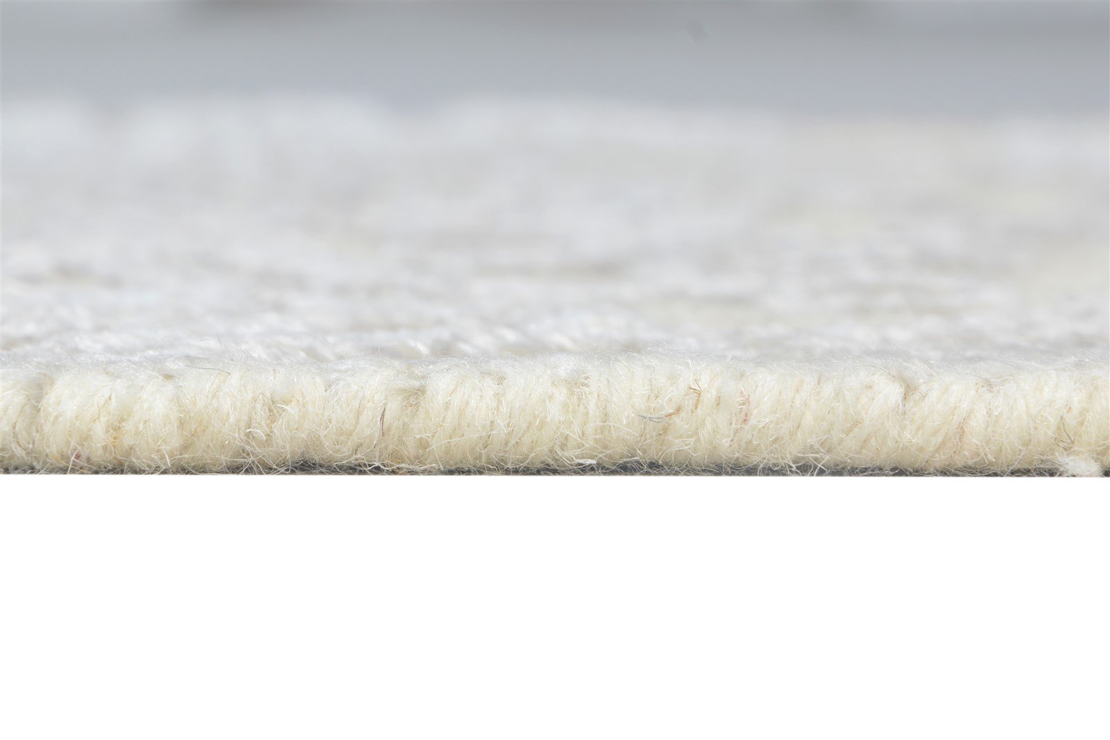 Wool Silk Cream Rug 2X3 Modern Hand Knotted Scandinavian Nordic Small Carpet 7865123176597