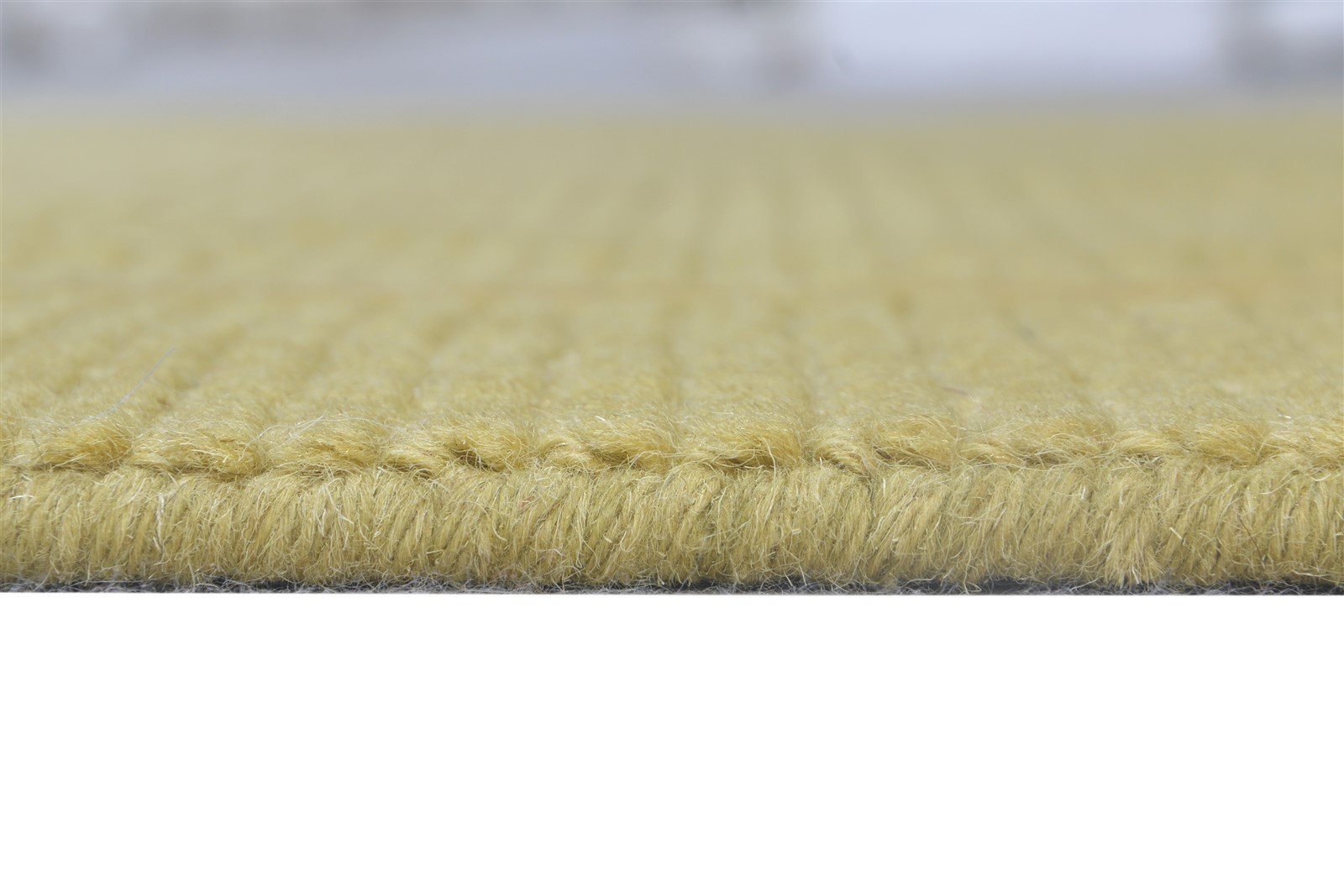 Wool / Silk Green Rug 4X6 Modern Hand Knotted Scandinavian Bordered Room Size 7865107710101