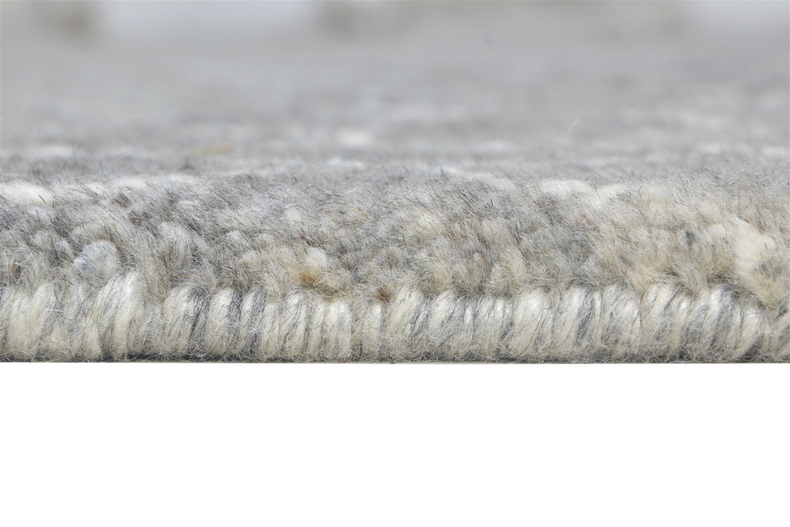 Wool / Silk Grey Rug 2' X 3' Modern Hand Knotted Moroccan Diamond Small Carpet 7865050857621