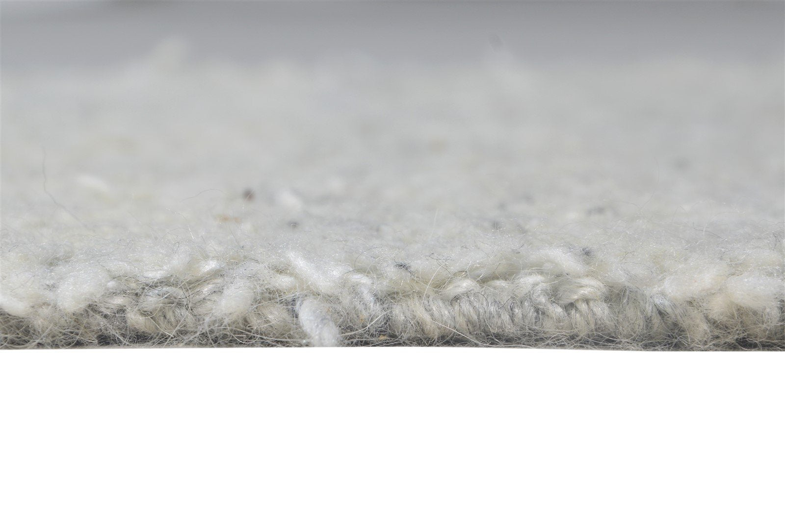 Wool / Silk Grey Rug 2X3 Modern Hand Knotted Scandinavian Geometric Small 7865143820437