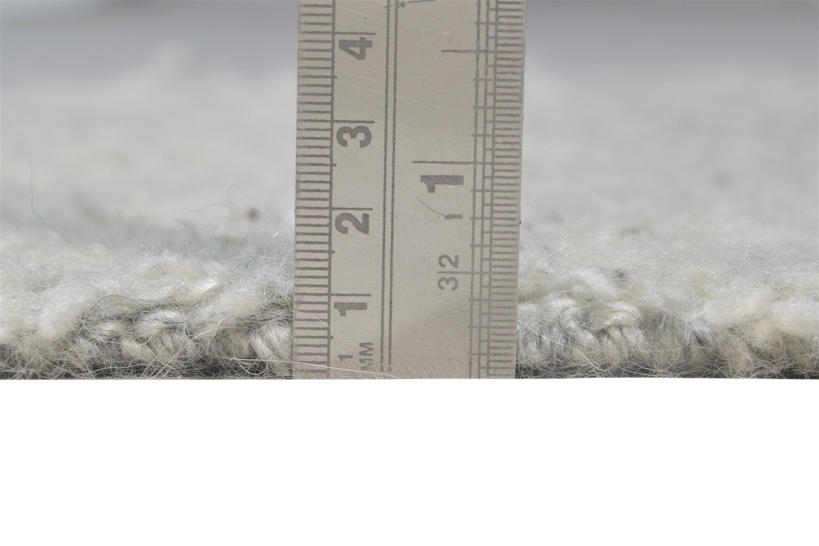 Wool / Silk Grey Rug 2X3 Modern Hand Knotted Scandinavian Geometric Small 7865143820437
