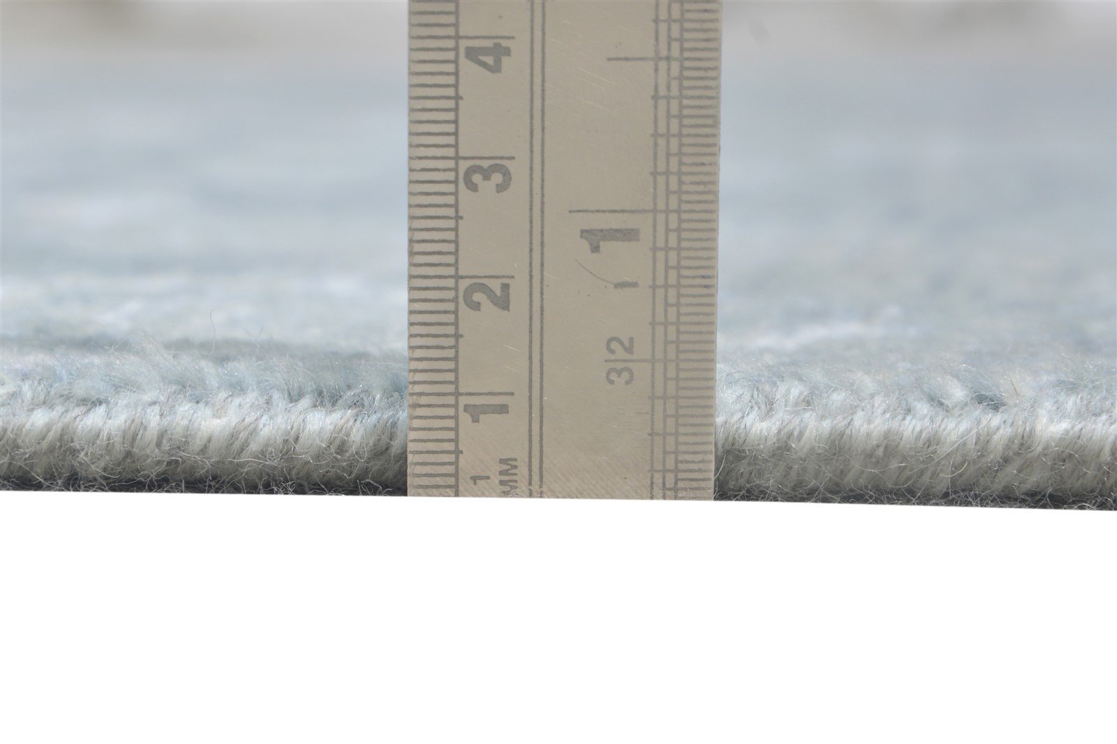 Wool / Silk Grey Rug 4X6 Modern Hand Knotted Oriental Abstract Room Size Carpet 7864591843477