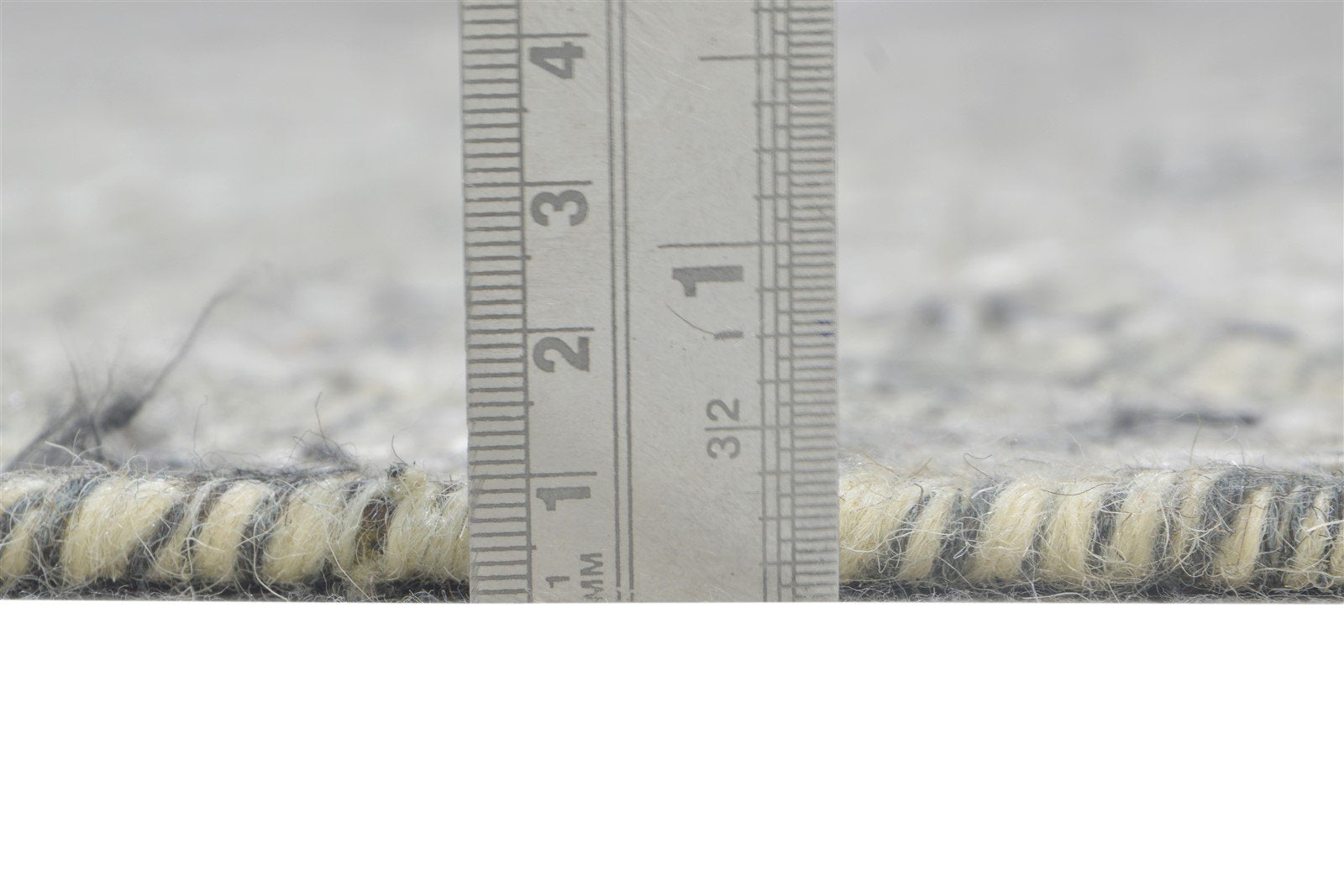 Wool / Silk Grey Rug 5' X 6' Modern Flatweave Moroccan Diamond Room Size Carpet 7865073598613