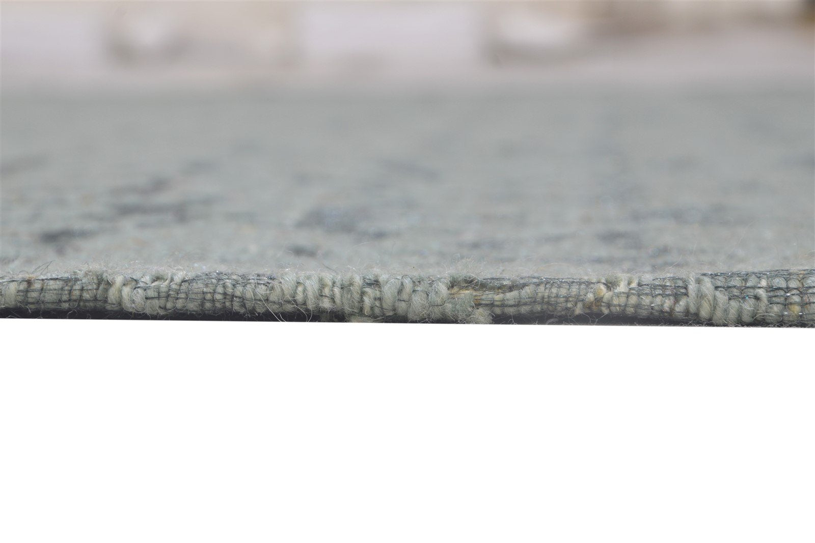 Wool / Silk Grey Rug 5X7 Modern Jacquard Loom French Damask Room Size Carpet 7864178114709