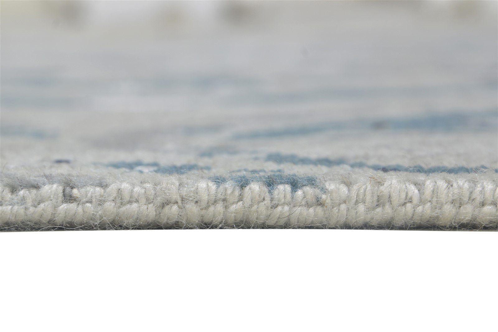 Wool / Silk Grey Rug 5X8 Modern Hand Knotted Indian Paisley Room Size Carpet 7864512250005