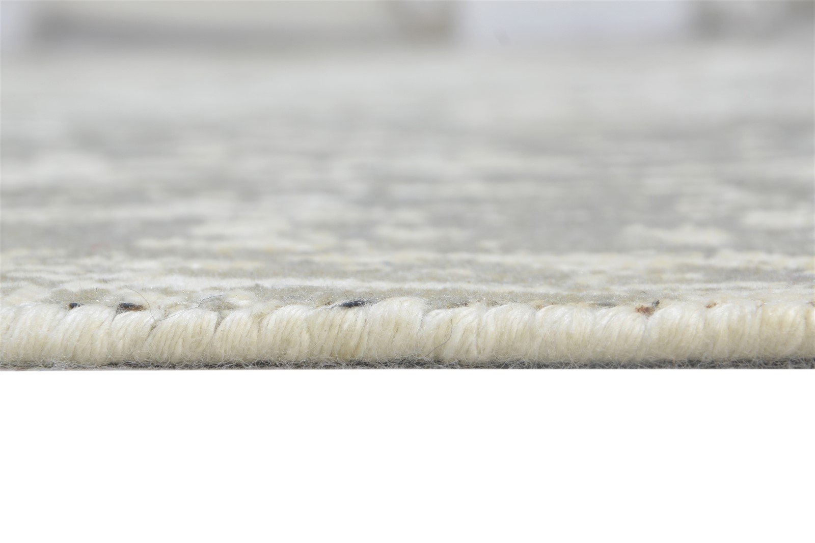Wool / Silk Grey Rug 8X10 Modern Hand Knotted American Abstract Large Carpet 7865106006165