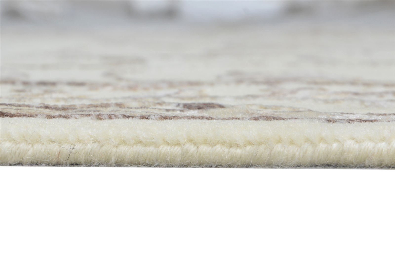 Wool / Silk Ivory Rug 4X6 Persian Hand Knotted Abbuson Oriental Room Size 7865126617237