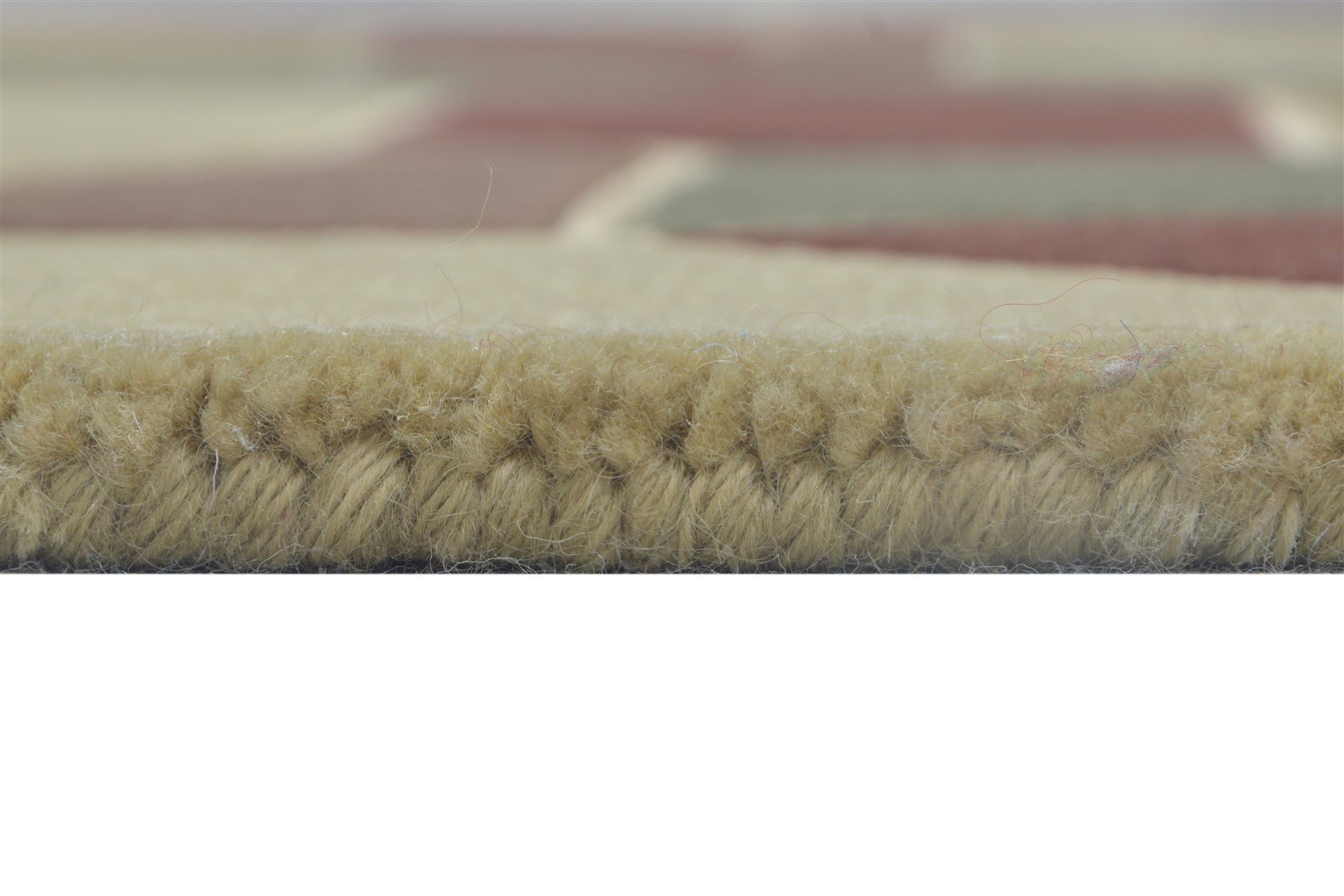 Wool / Silk Multi Color Rug 5X7 Modern Hand Knotted Scandinavian Geometric Room Size 7864895045781