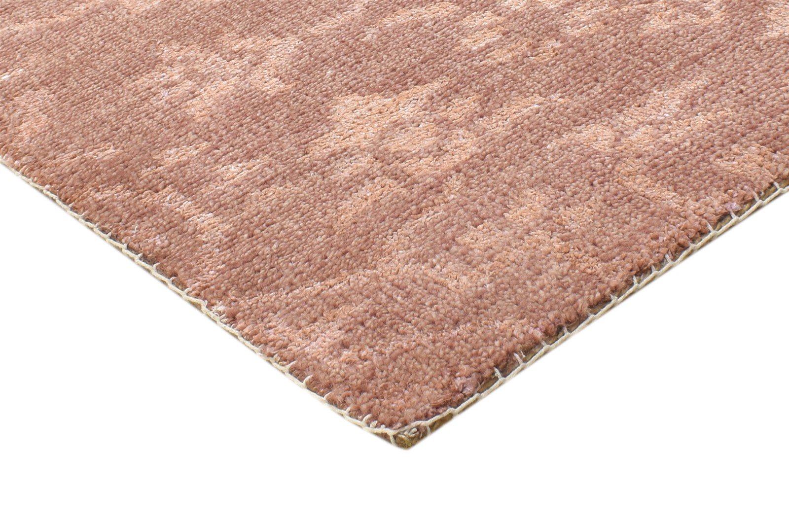 Wool / Silk Red Rug 2' X 2' Modern Hand Knotted Moroccan Trellis Small Carpet 7864123981973