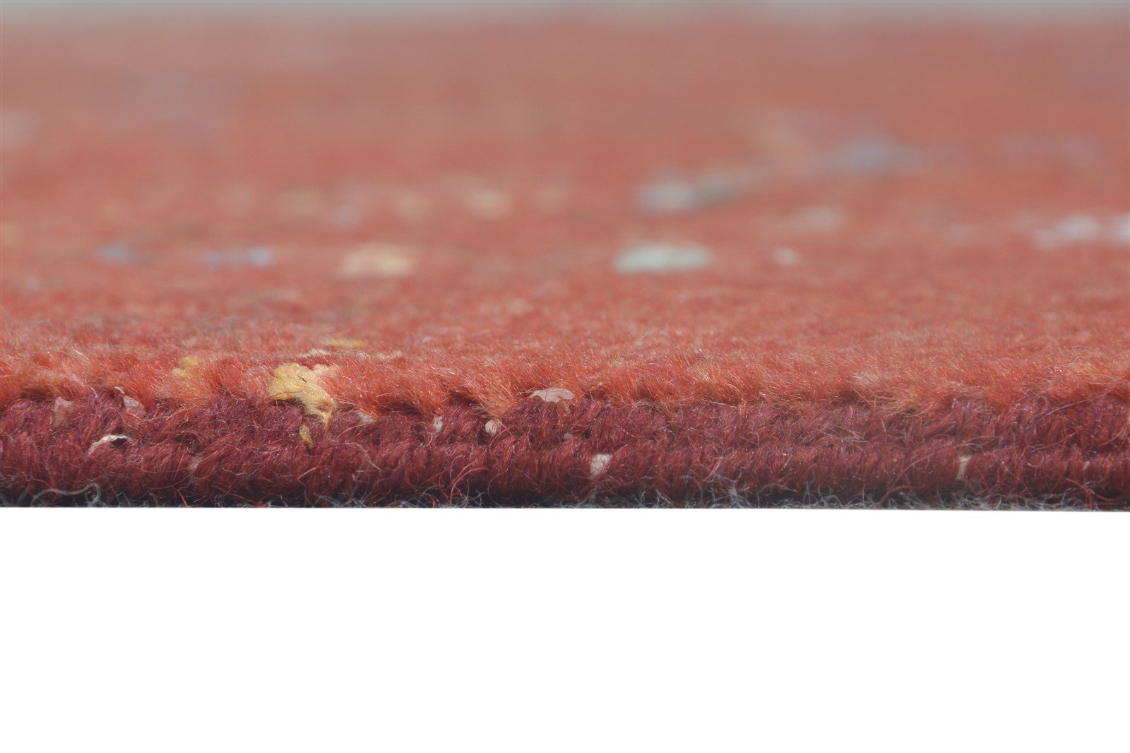 Wool / Silk Red Rug 4X6 Modern Hand Knotted Oriental Abstract Room Size Carpet 7865148276885