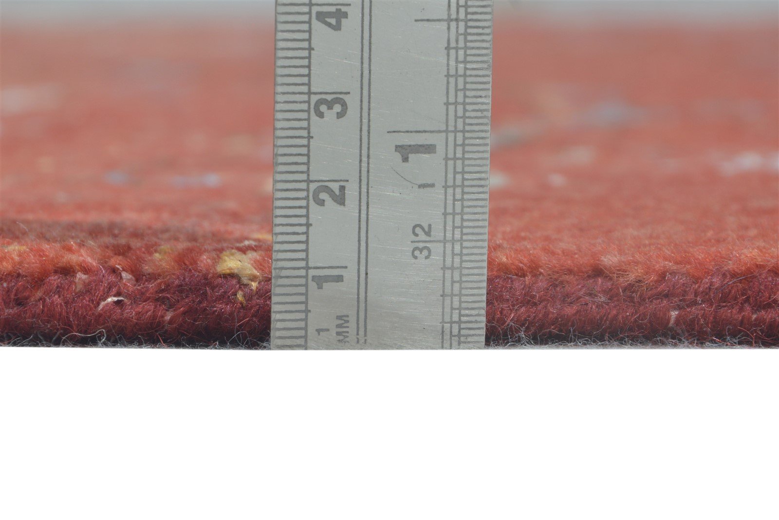Wool / Silk Red Rug 4X6 Modern Hand Knotted Oriental Abstract Room Size Carpet 7865148276885