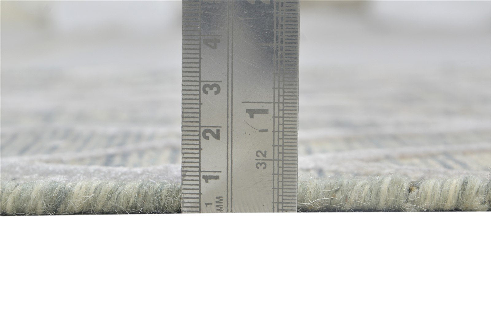 Wool Silk Sand Rug 2X8 Modern Jacquard Loom Scandinavian Geometric Small Runner 7864147345557