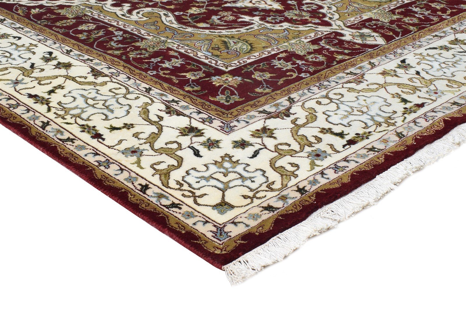 Wool / Silk Wine Rug 6X8 Persian Hand Knotted Nain Oriental Room Size Carpet 7865177997461