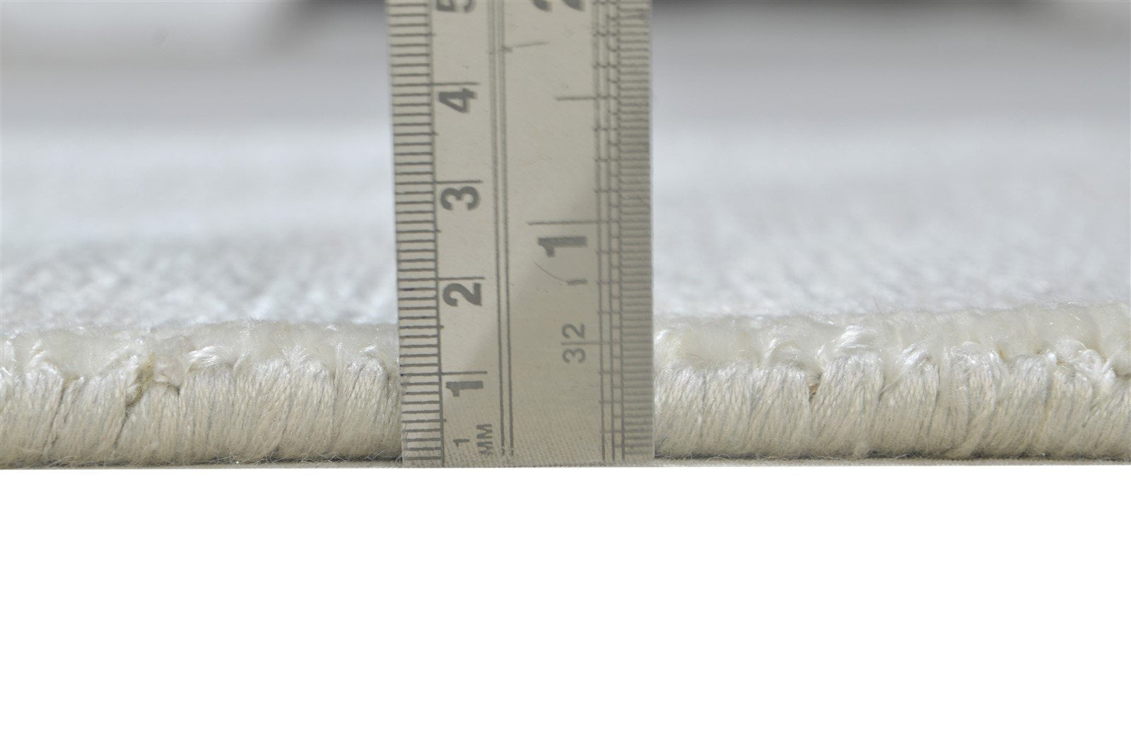 Wool Silver Rug 2' X 3' Modern Handloom Scandinavian Solid Small Carpet 7864216158357