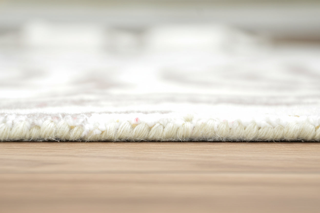 Zebra Handmade Off-White Stripe Area – Modern Safari Style Kids Nursery Rug 9121480867989