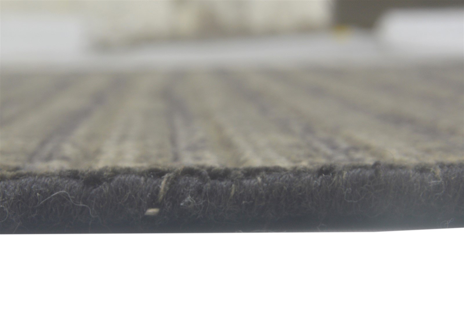 Zola 5' X 8' Rug Wool Brown Modern Hand Knotted Scandinavian Striped   7864090591381