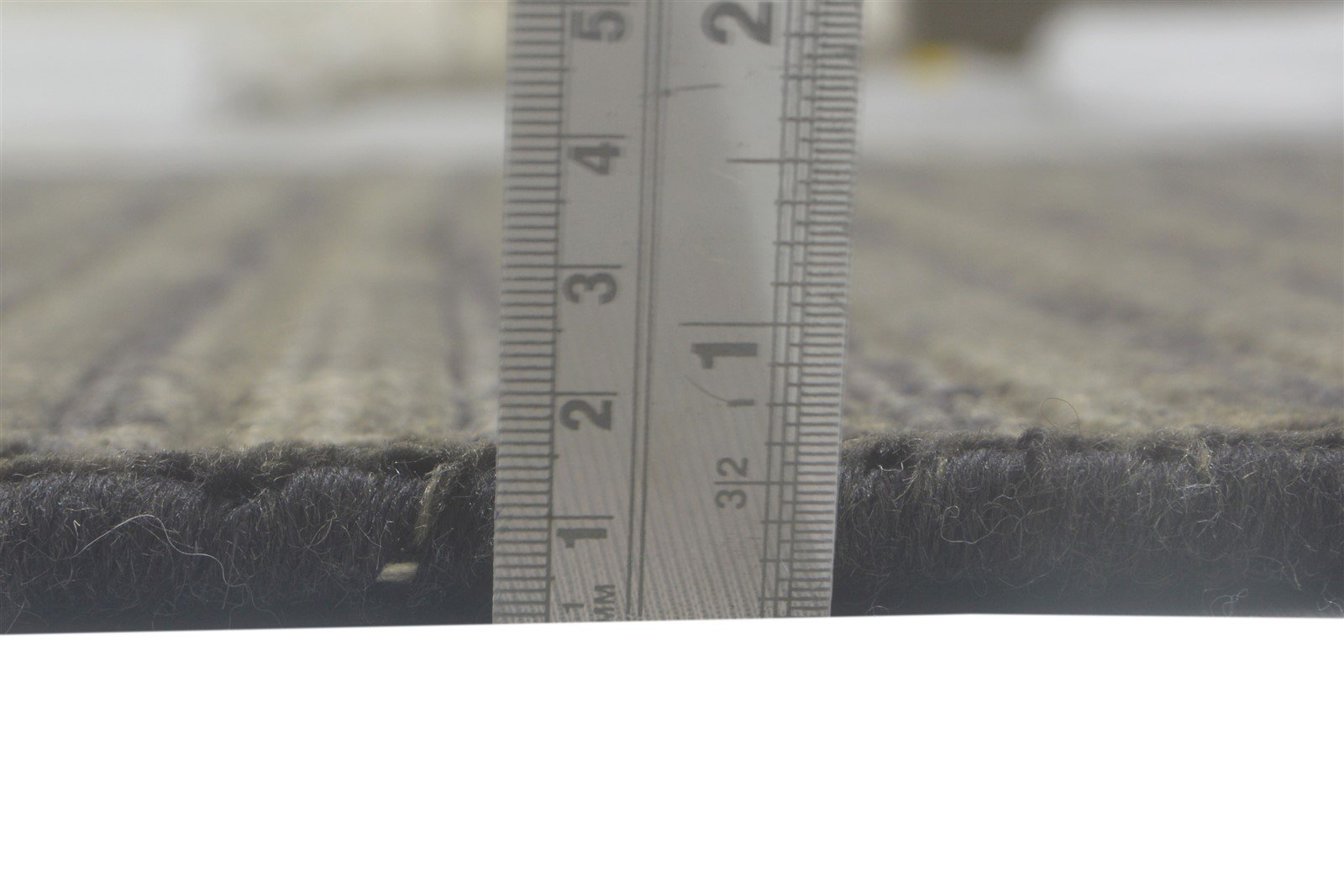 Zola 5' X 8' Rug Wool Brown Modern Hand Knotted Scandinavian Striped   7864090591381