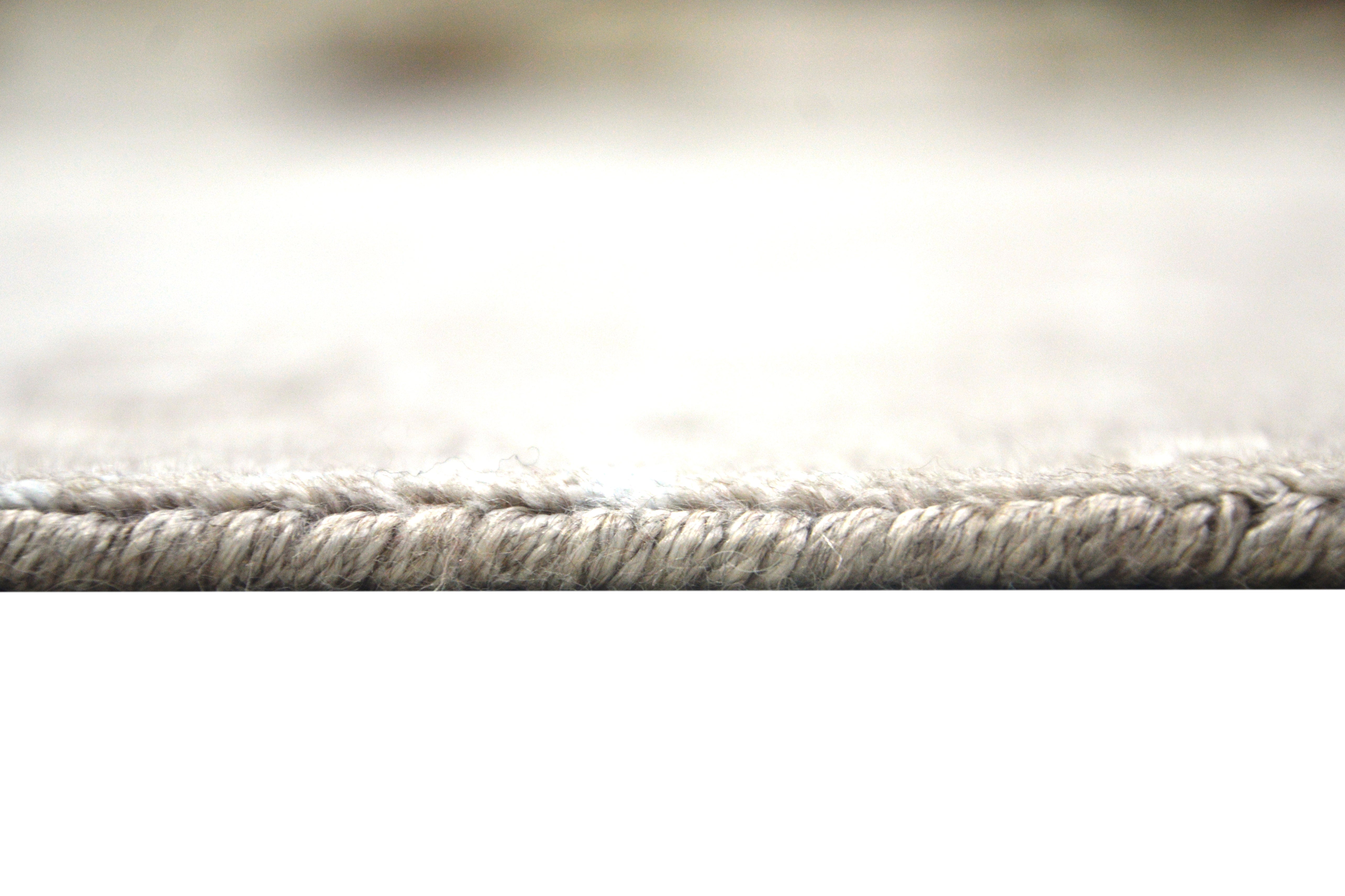 Raksha Handmade Abstract Loom Knotted Hand Woven Silk Like Wool Visose Gray Rug