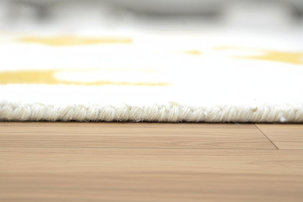 Alphabet Kids Rug | Ivory Off White ABC Learning Nursery Rug