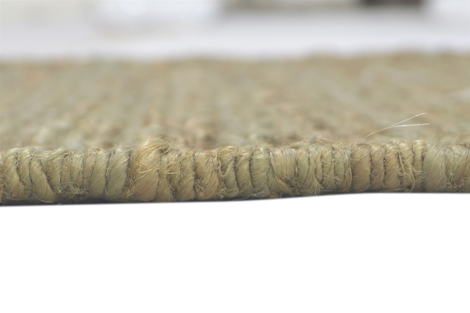2' X 3' Rug Jute Brown Modern Hand Knotted Scandinavian Solid Small Carpet 7860702871701