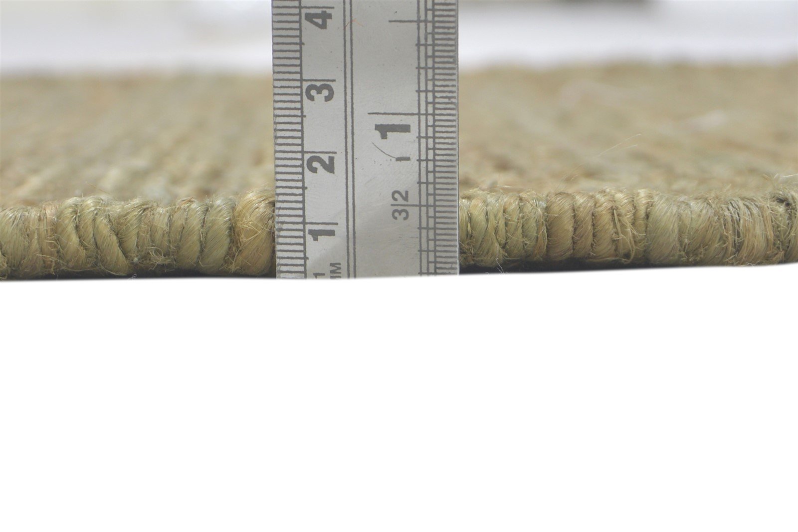 2' X 3' Rug Jute Brown Modern Hand Knotted Scandinavian Solid Small Carpet 7860702871701
