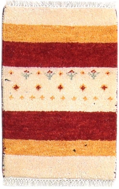 1' X 2' Rug Wool Beige Southwestern Hand Knotted American Tribal Small Carpet   7865059311765