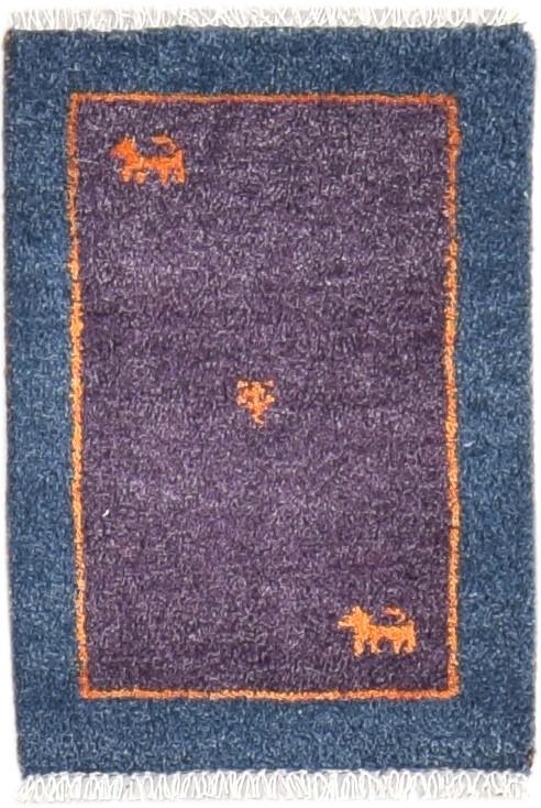 1' X 2' Rug Wool Purple Southwestern Hand Knotted American Tribal Small Carpet   7865058164885