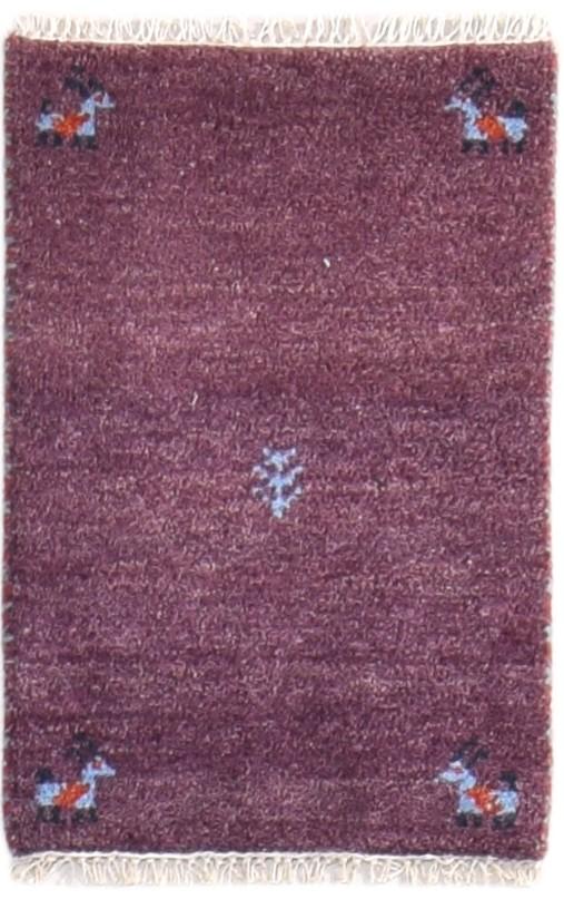 1' X 2' Rug Wool Purple Southwestern Hand Knotted American Tribal Small Carpet   7865090998421