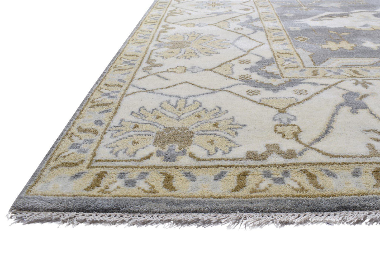 10' X 14' Rug Wool Blue Persien Hand Knotted Oushak Oriental Extra Large Carpet   7864327209109