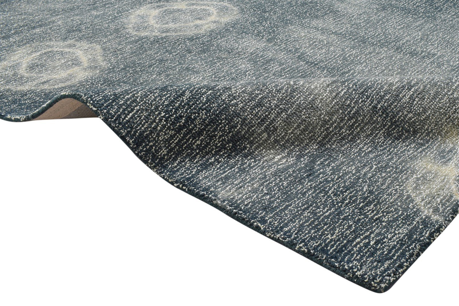 100% Wool / Art Silk Charcoal Rug 5X8 Modern Hand Tufted Shibori Tie Dye Room Size   7864083972245