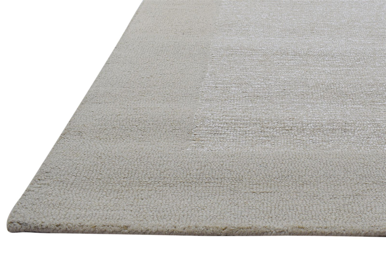 100% Wool / Art Silk Grey Rug 5X8 Modern Hand Tufted Scandinavian Bordered Room Size   7864084824213