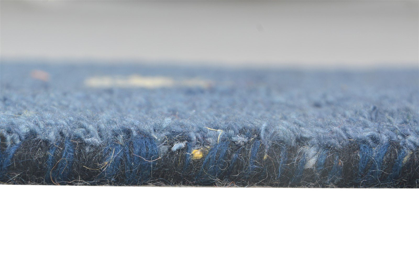 100% Wool Blue Rug 1' X 2' Tribal Hand Knotted Gabbeh Southwestern Small Carpet   7864509137045