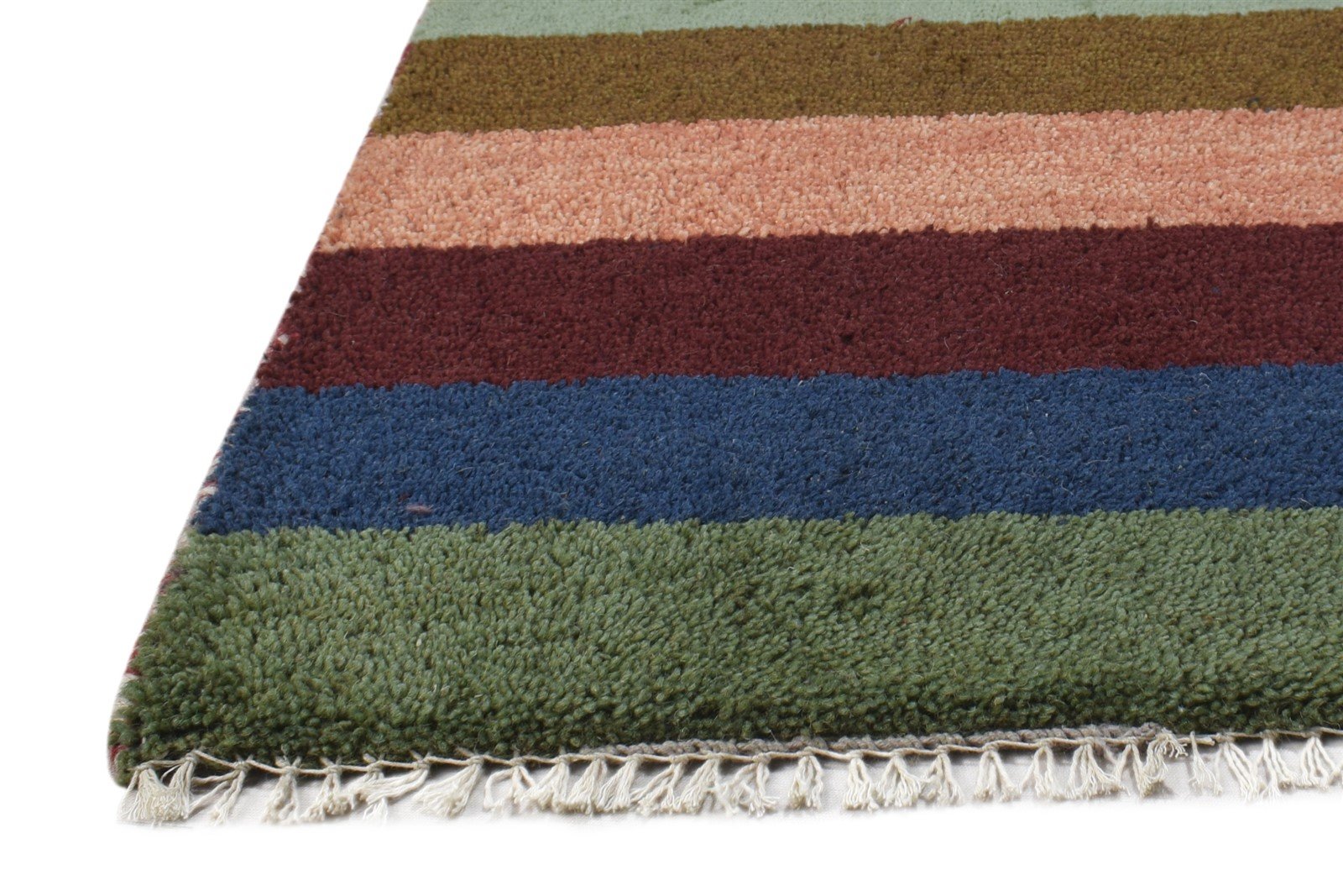 100% Wool Multi Color Rug 1X2 Tribal Hand Knotted Gabbeh Southwestern Small   7864500453525