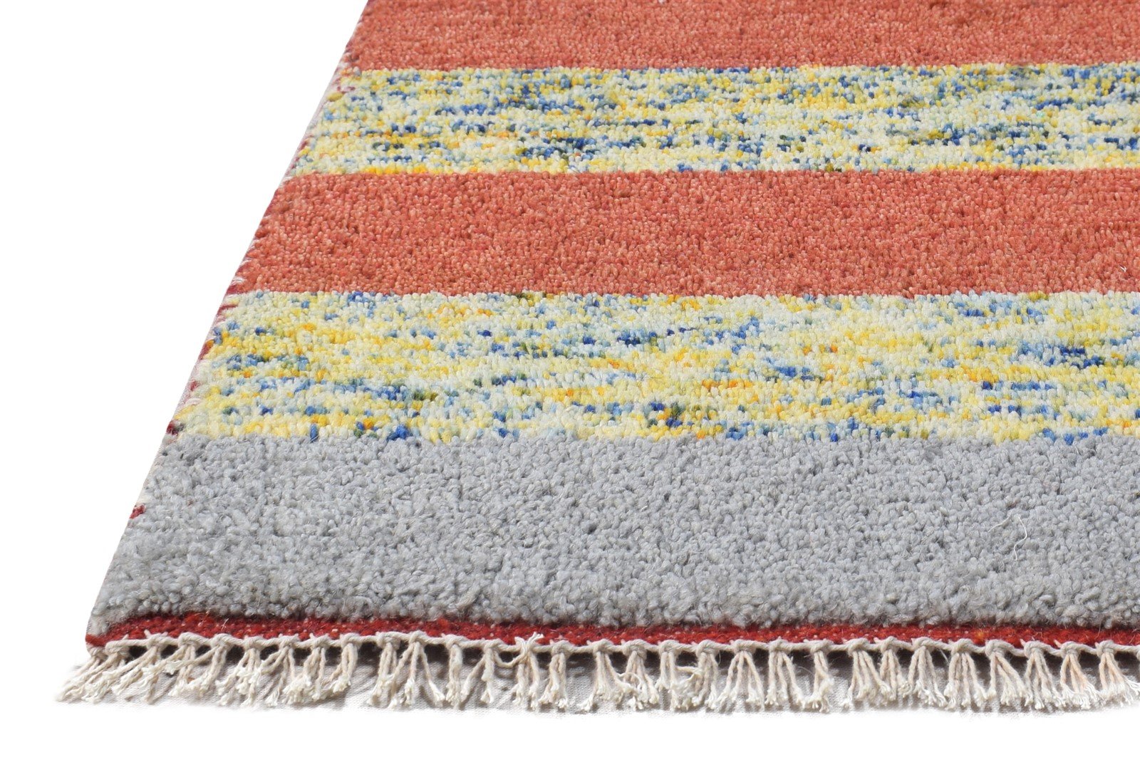 100% Wool Multi Color Rug 1X2 Tribal Hand Knotted Gabbeh Southwestern Small   7864504090773