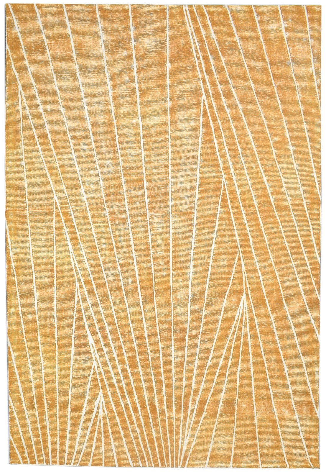 100% Wool Orange Rug 5X8 Modern Hand Tufted Scandinavian Geometric Room Size   7864092983445