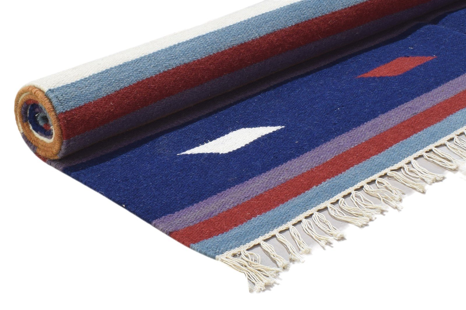 100% Wool Peach Rug 6' X 9' Persian Dhurrie Oriental Tribal Room Size Carpet   7864353751189