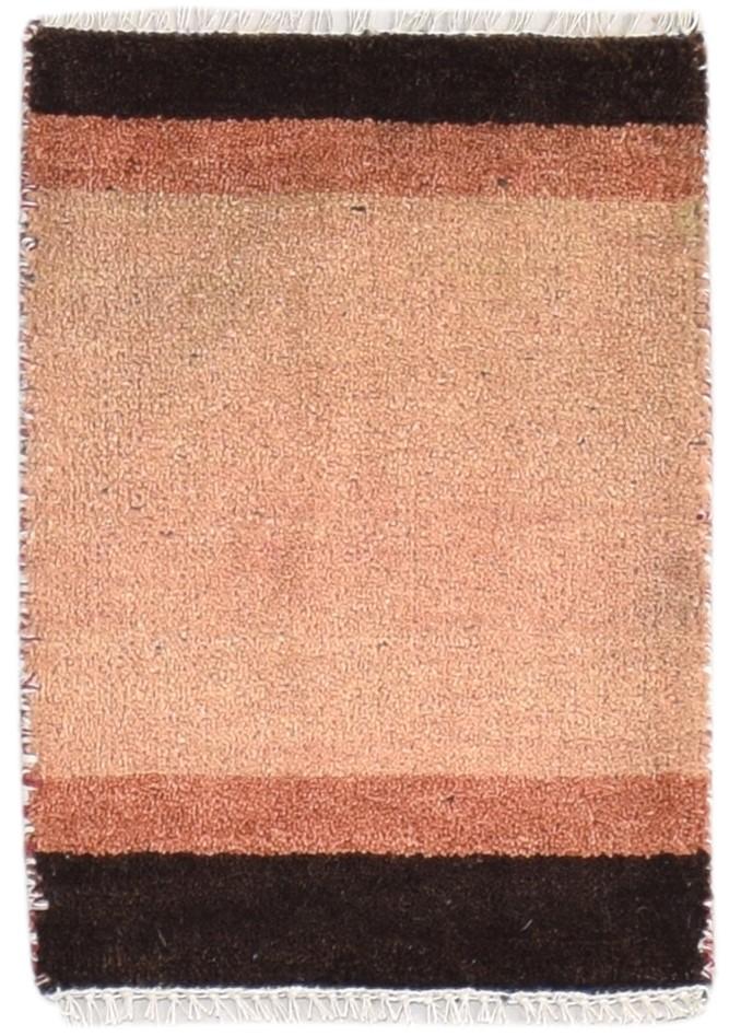 100% Wool Pink Rug 1' X 2' Tribal Hand Knotted Gabbeh Southwestern Small Carpet   7864499339413
