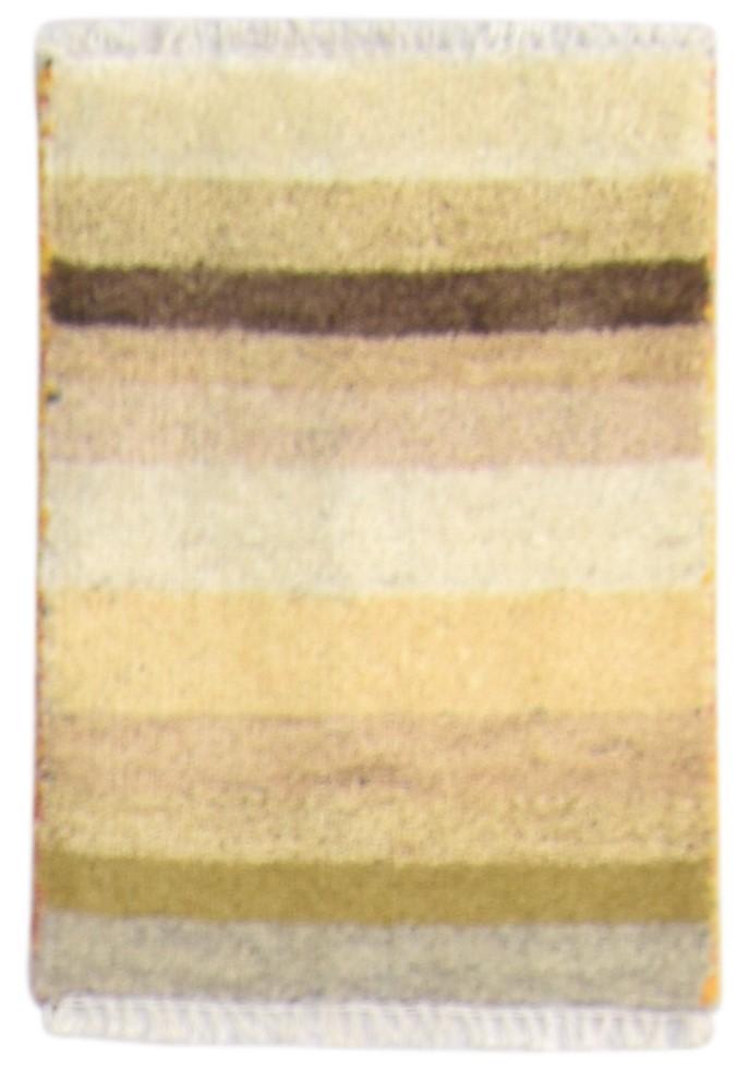 100% Wool Sage Rug 1' X 2' Tribal Hand Knotted Gabbeh Southwestern Small Carpet   7864499241109