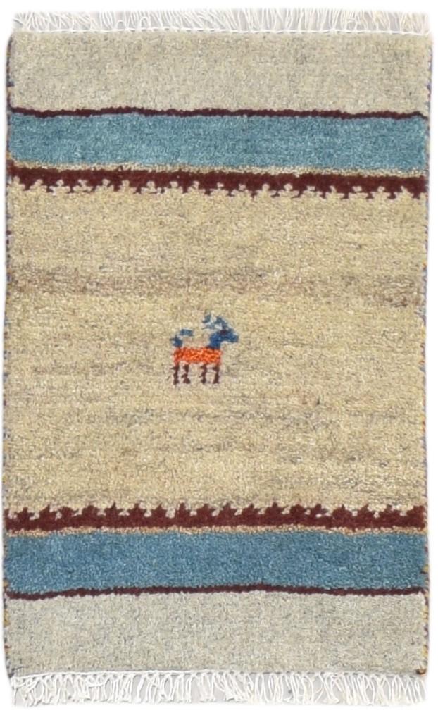 100% Wool Sage Rug 1' X 2' Tribal Hand Knotted Gabbeh Southwestern Small Carpet   7864499306645