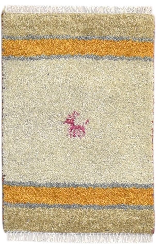 100% Wool Sage Rug 1' X 2' Tribal Hand Knotted Gabbeh Southwestern Small Carpet   7864500224149