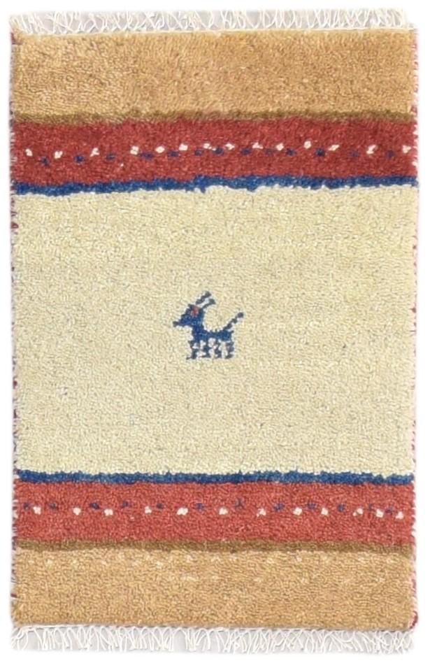 100% Wool Sage Rug 1' X 2' Tribal Hand Knotted Gabbeh Southwestern Small Carpet   7864500650133