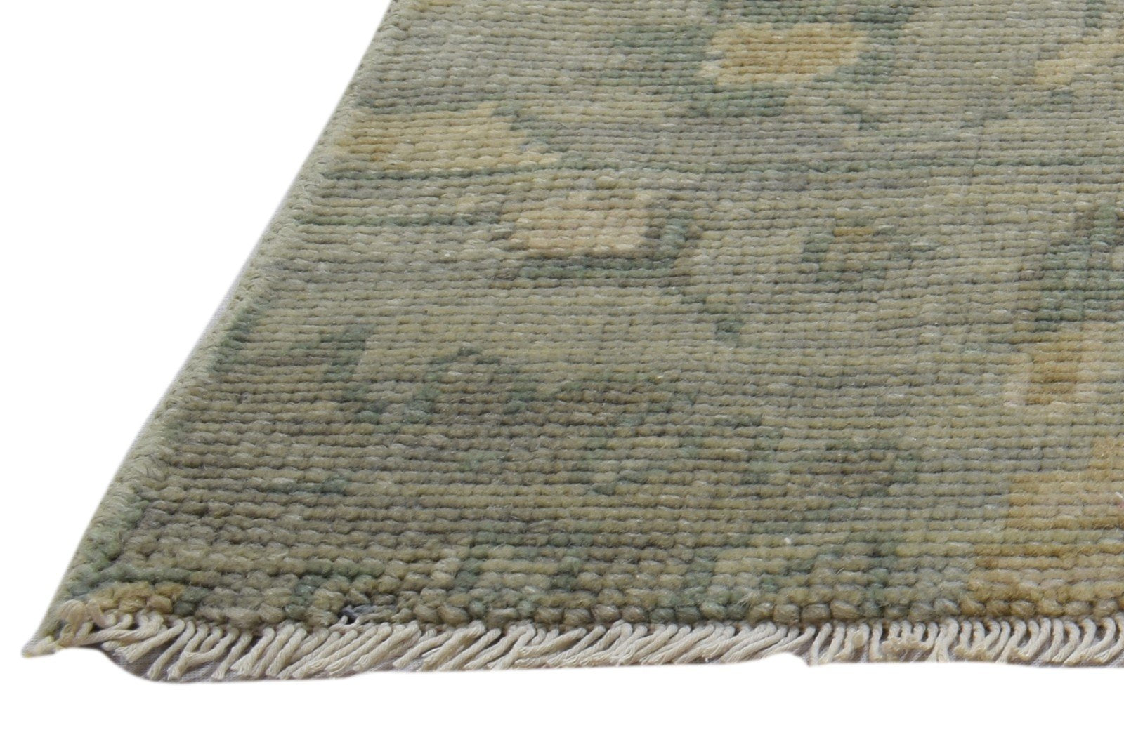 100% Wool Sage Rug 2' X 2' Persian Hand Knotted Oushak Oriental Small Square   7864087543957