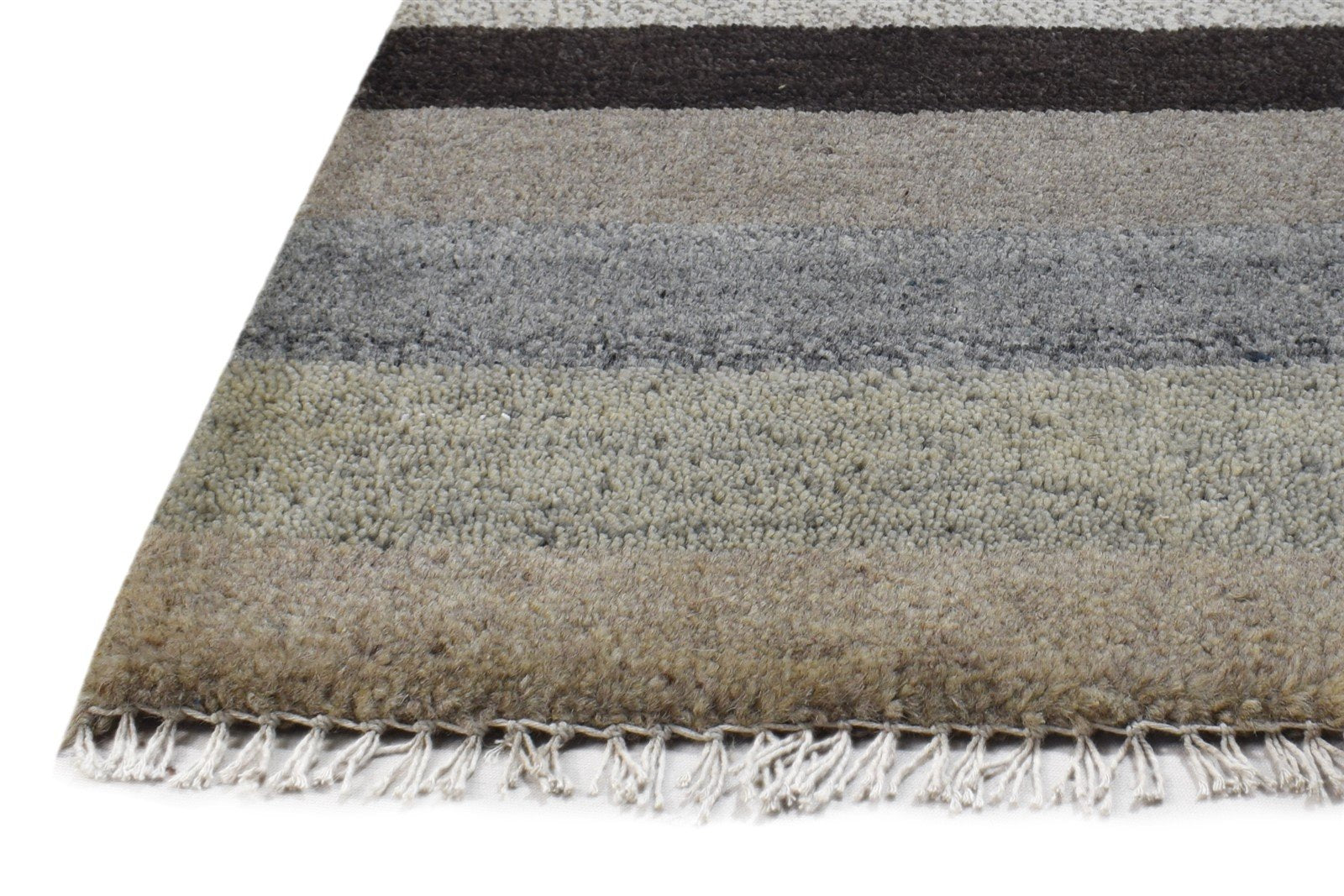 100% Wool Sand Rug 1' X 2' Tribal Hand Knotted Gabbeh Southwestern Small Carpet   7864499568789